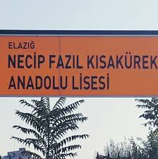 NECİP FAZIL KISAKÜREK ANADOLU LİSESİ